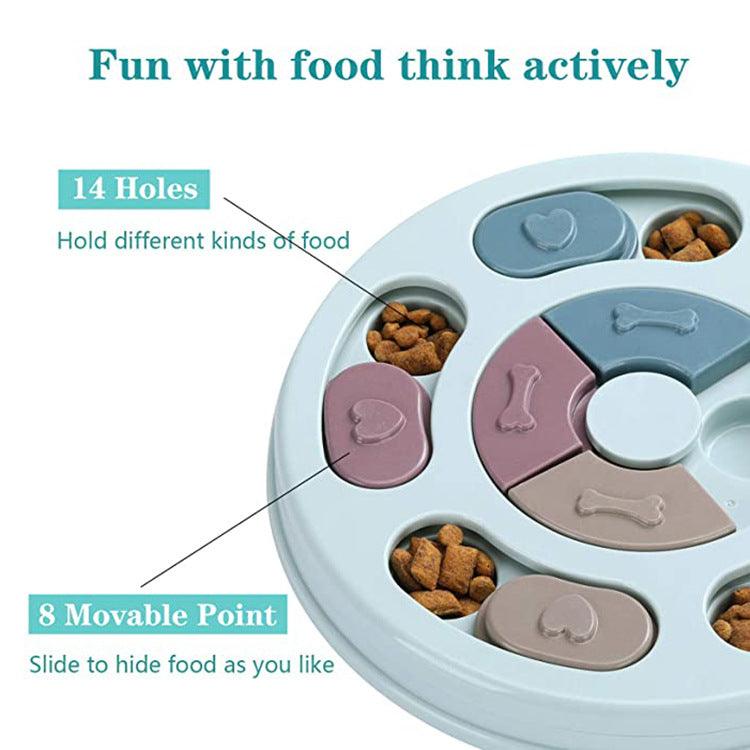 Interactive Dog Puzzle Feeding Bowl: Engage Your Pup's Mind And Taste