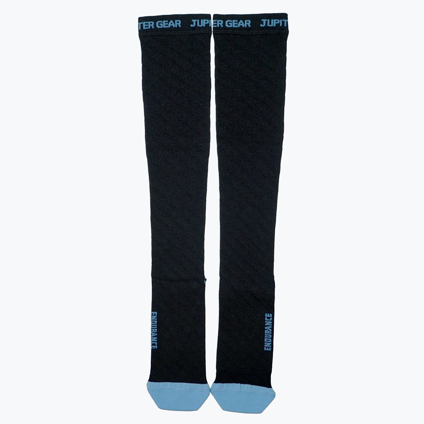 JupiterGear Endurance Compression Socks for Running and Hiking - Black