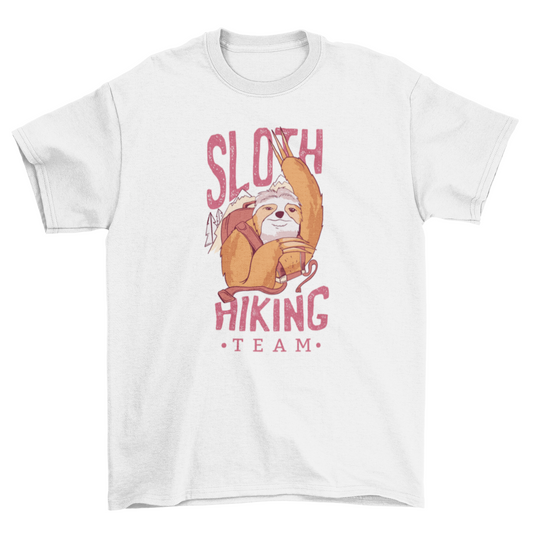 Sloth Hiking Team T-shirt