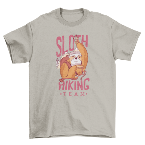 Sloth Hiking Team T-shirt