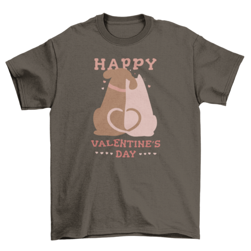 Happy Valentine's day pets t-shirt