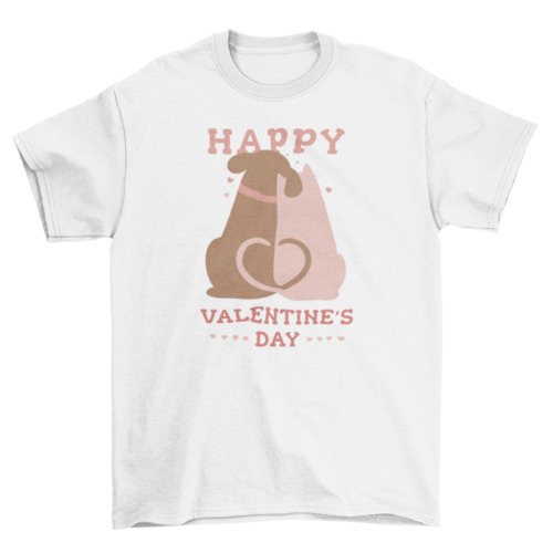 Happy Valentine's day pets t-shirt