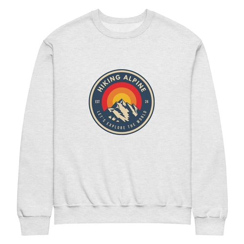 Hiking Alpine Mountains Crew Neck Sweatshirt
