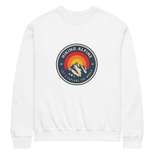 Hiking Alpine Mountains Crew Neck Sweatshirt